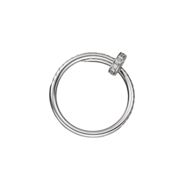 Juste Un Clou Ring, Slim Model, Half-Paved - Image 3