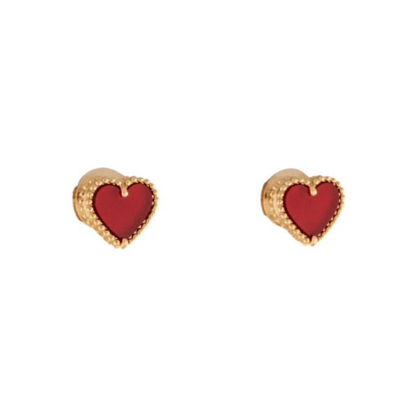 Sweet Hearts Heart Stud Earrings - Image 3