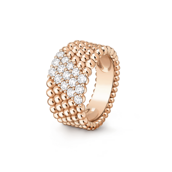 Perlee Diamonds Ring, 5 rows