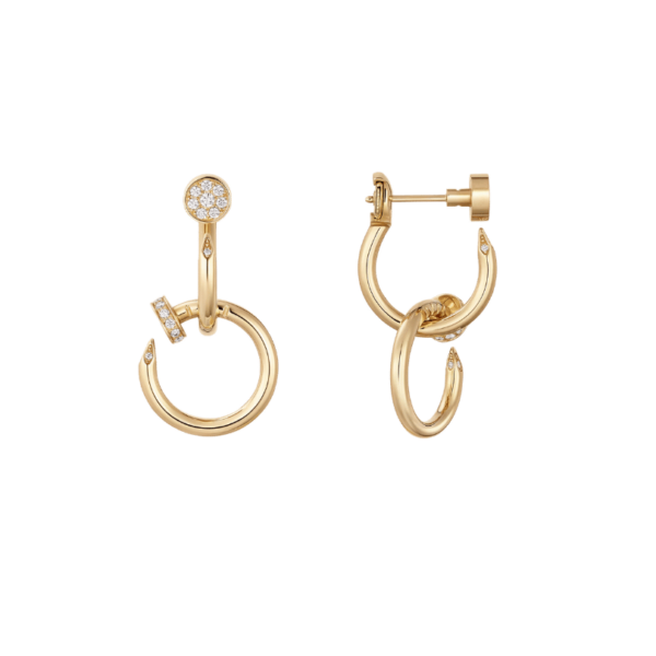 Juste Un Clou Earrings, Double, Diamonds - Image 3