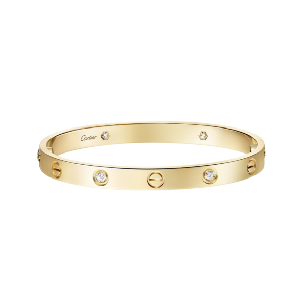 Love Bracelet, Classic Model, 4 Diamonds