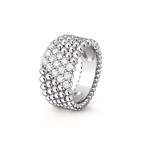 Perlee Diamonds Ring, 5 rows