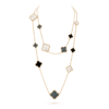 Magic Alhambra Long Necklace, 16 Motifs