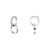 LOVE Earrings, Multiwear, Half-Paved