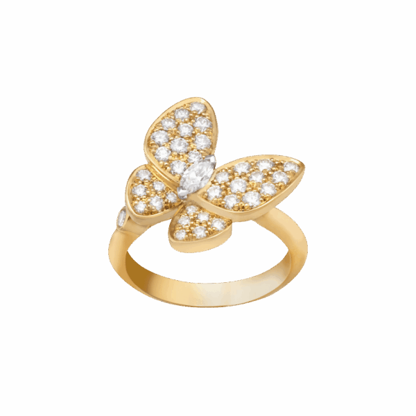 Two Butterfly Ring