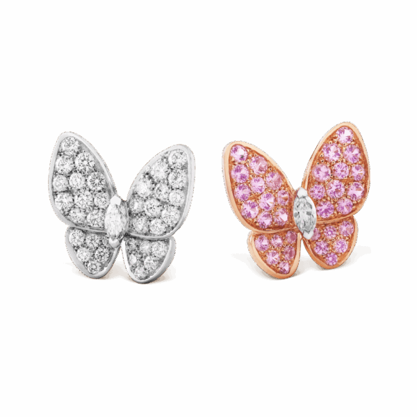 Two Butterfly Earrings