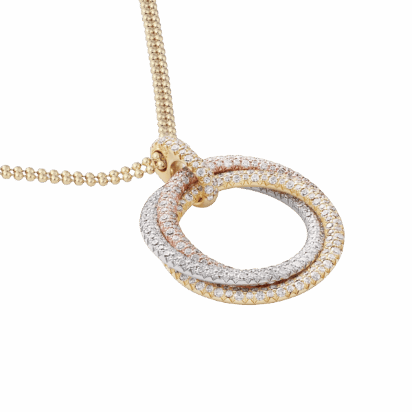 Trinity Pendant Necklace - Image 3
