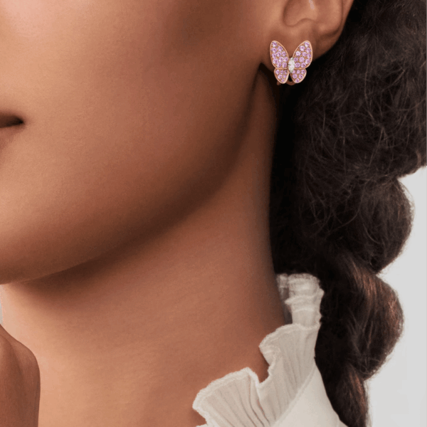 Two Butterfly Earrings - Image 3