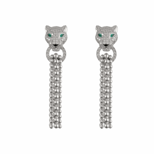 Panthere Pendant Earrings