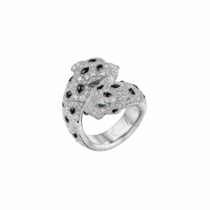 Panthere Ring, Articulated, Paved