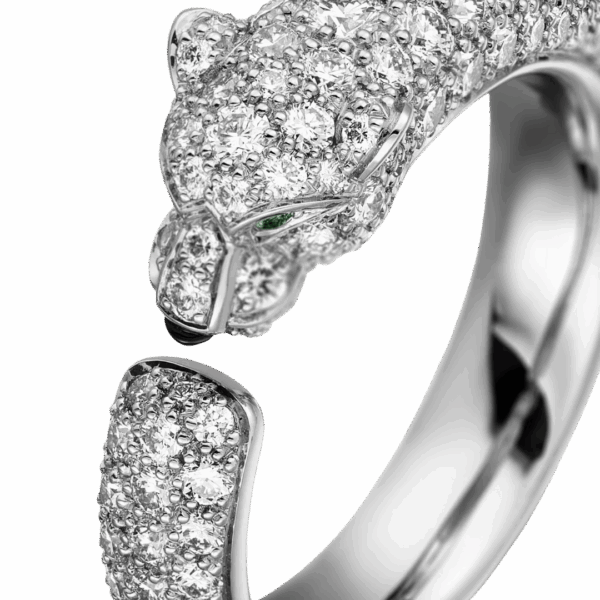 Panthere Ring, Small Model, Paved - Image 4