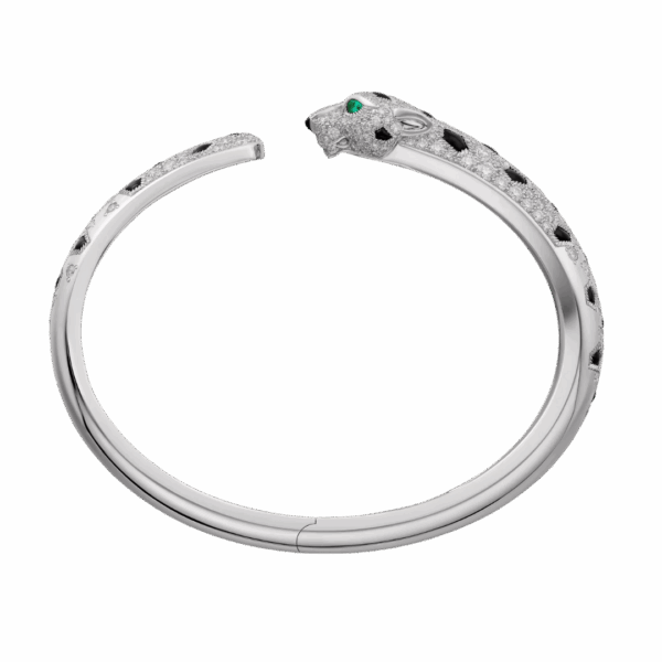 Panthere Bracelet, Medium Model, Half-paved - Image 4