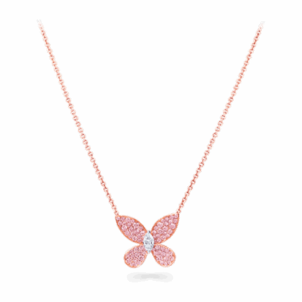 Pavé Butterfly Necklace