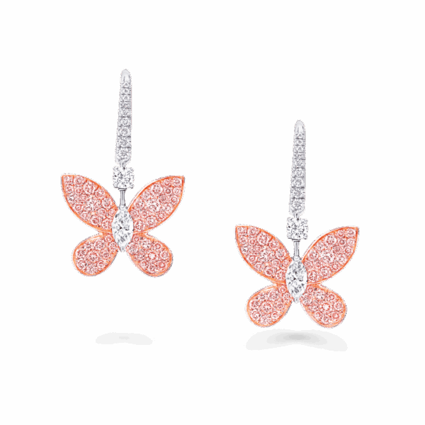 Pavé Butterfly Earrings