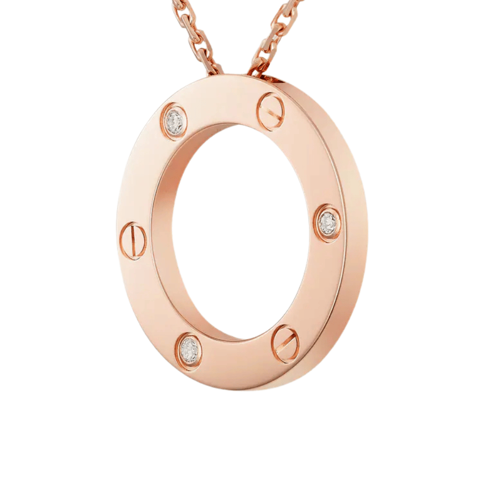 Love Pendant, 3 diamonds - Image 3