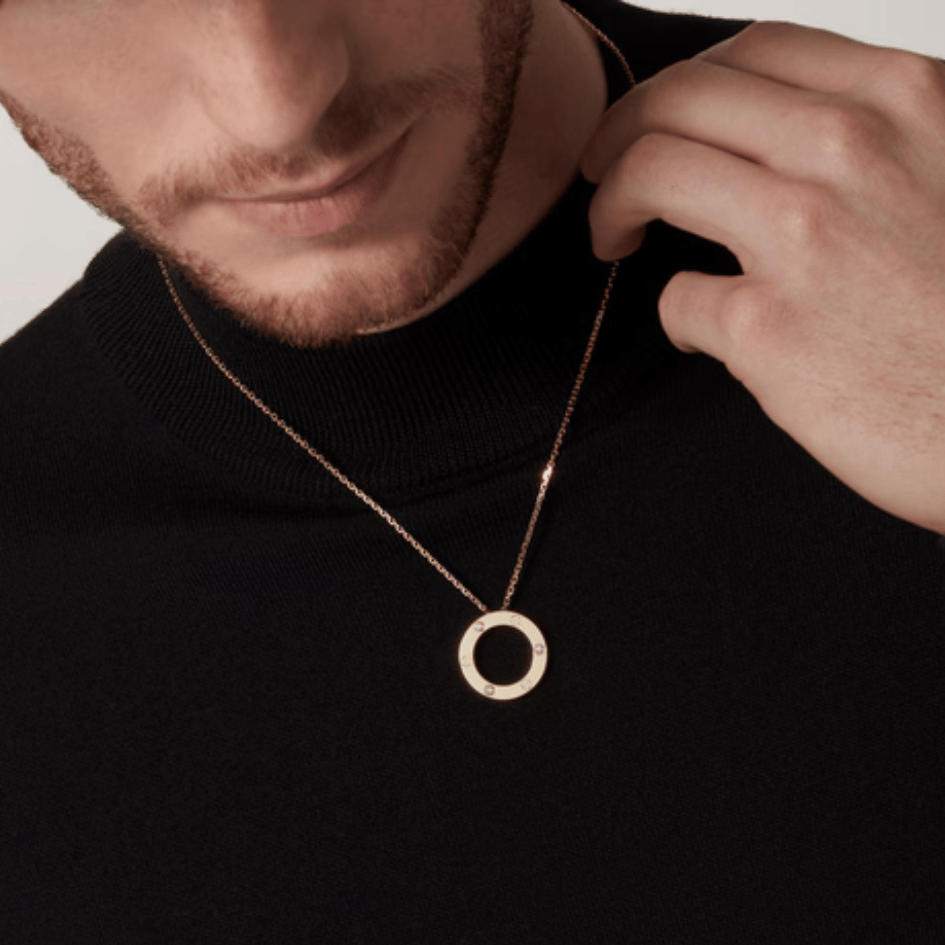 Love Pendant, 3 diamonds - Image 5