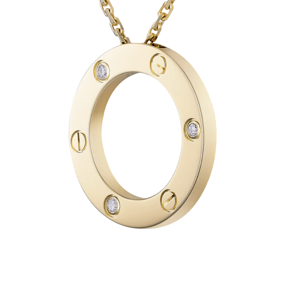 Love Pendant, 3 diamonds - Image 3