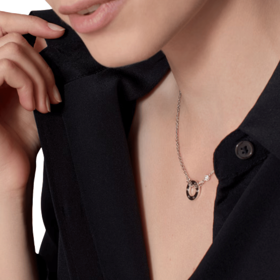 LOVE pendant, 2 diamonds - Image 4
