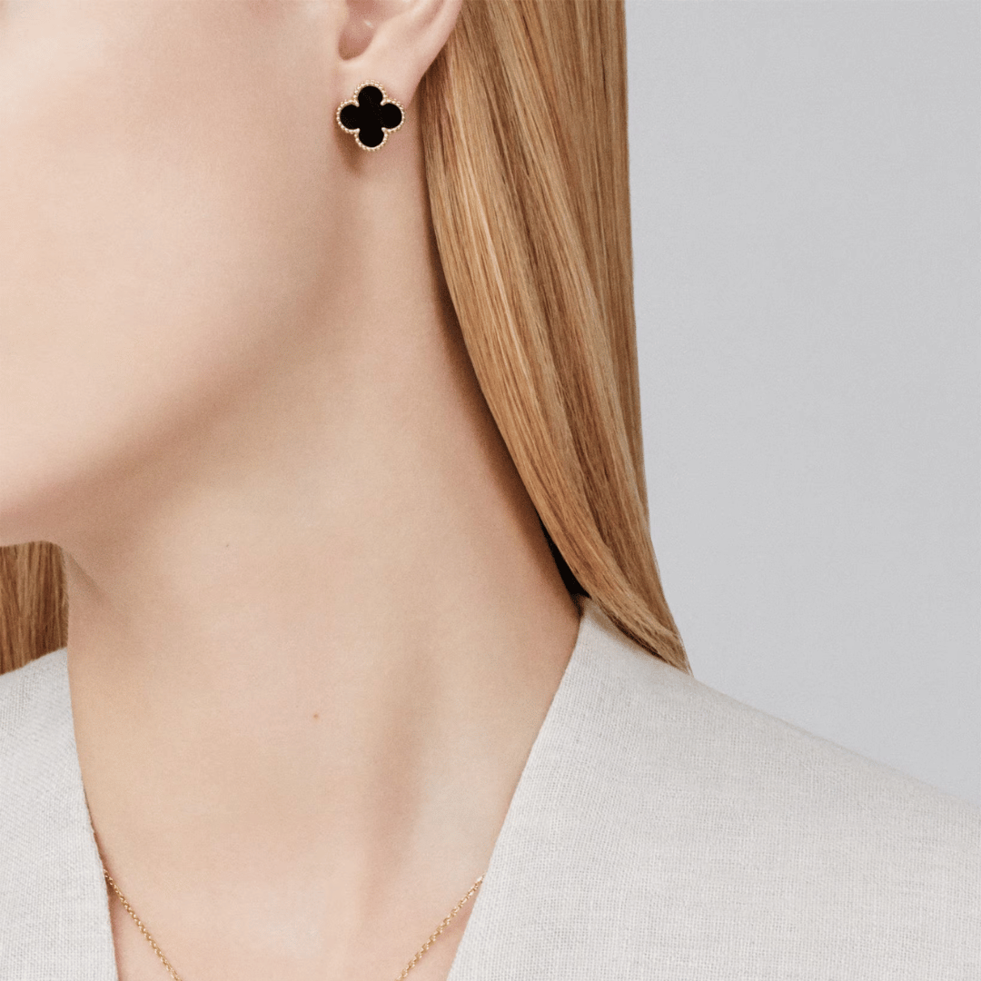 Vintage Alhambra Earrings - Image 4