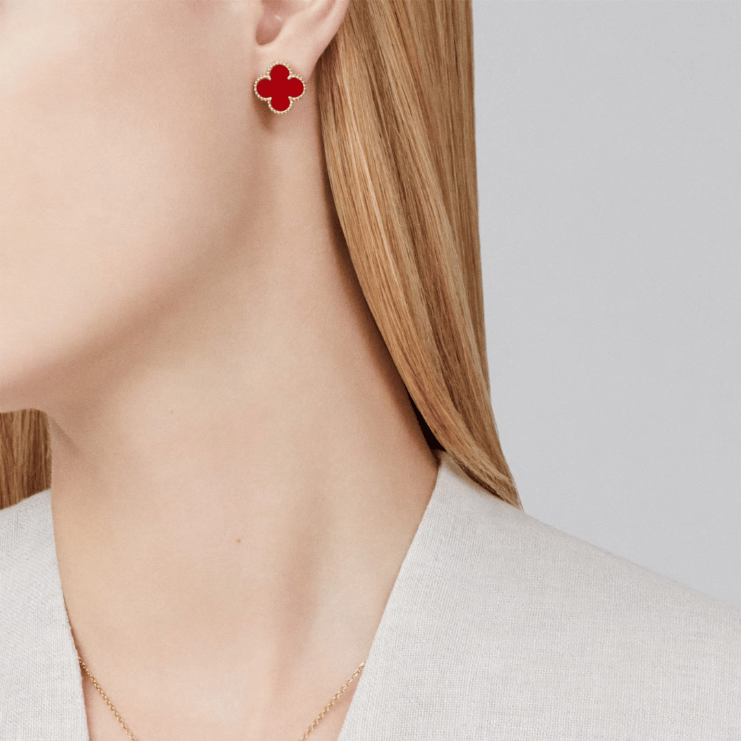 Vintage Alhambra Earrings - Image 4