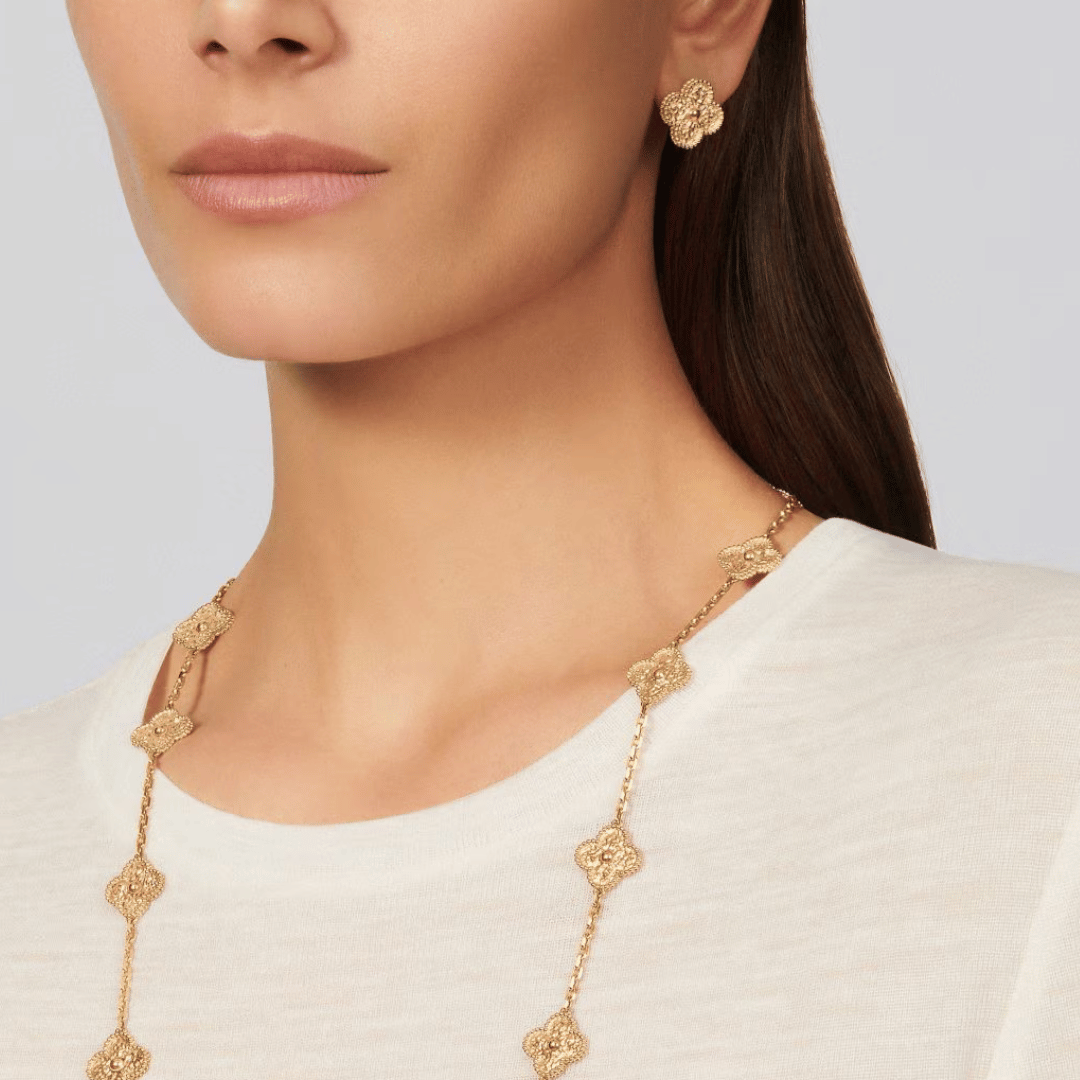 Vintage Alhambra Earrings - Image 4