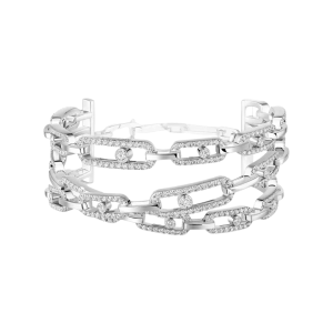 Move Link Three-row Cuff Bracelet