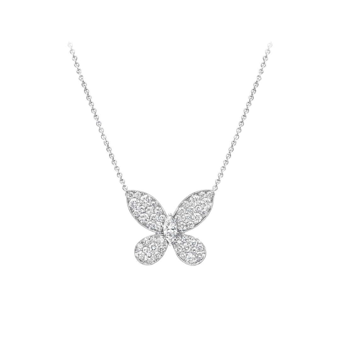 Pave Butterfly Pendant