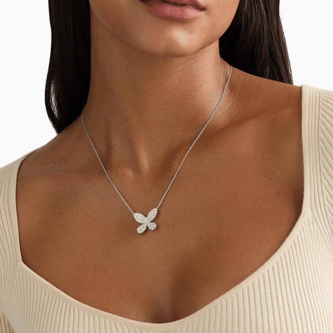 Pave Butterfly Pendant - Image 3