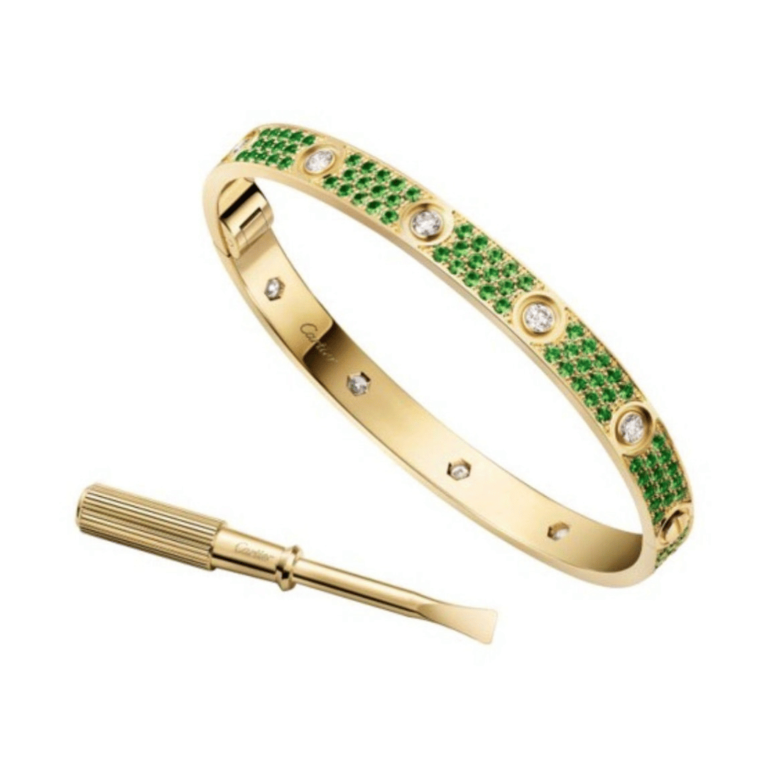 Love Bracelet, Classic Model, Gemstones - Image 3