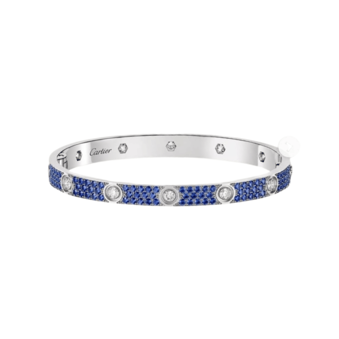 Love Bracelet, Classic Model, Gemstones