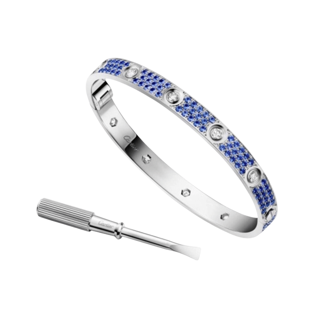 Love Bracelet, Classic Model, Gemstones - Image 3