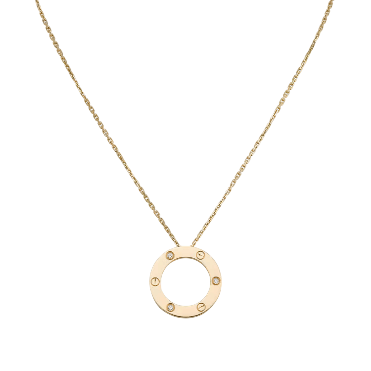 Love Pendant, 3 diamonds